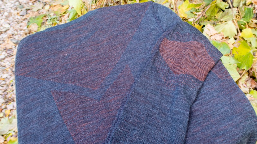 smartwool intraknit thermal merino - the intraknit&#039;s seamless panels can be seen here in the chevrons of...