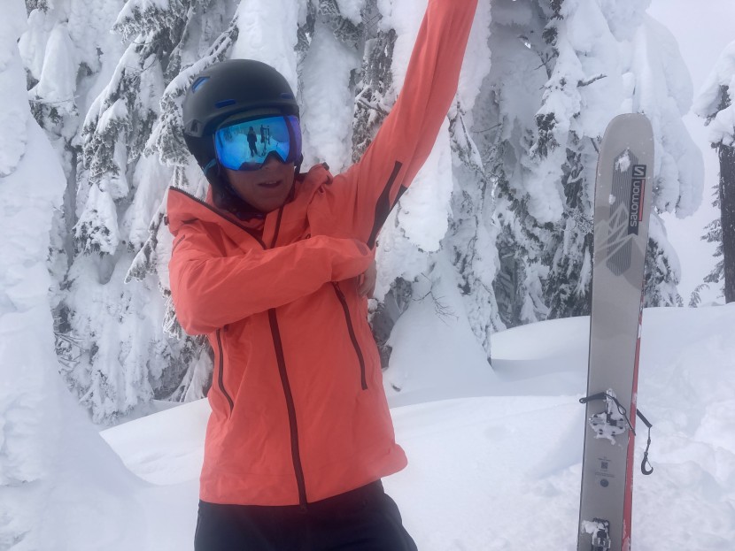 outdoor research archangel for women - the pit zips were hard to operate with the large-toothed zippers...