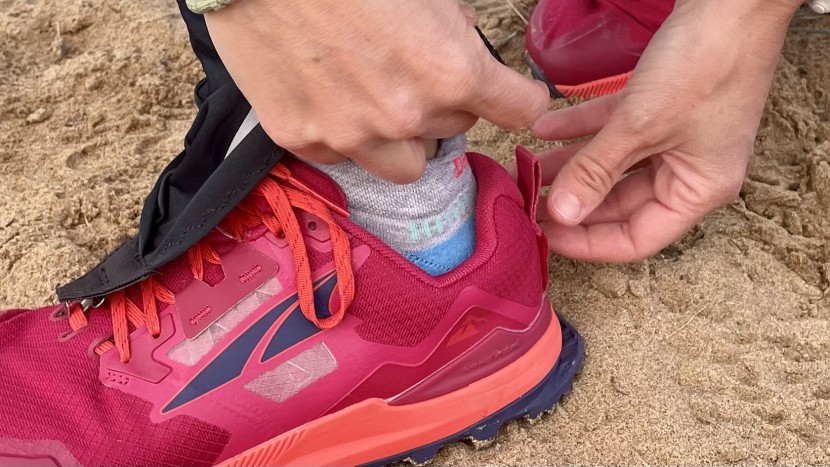 altra lone peak 7 for women - the heel cup is the only place where we felt sand creeping in. we...