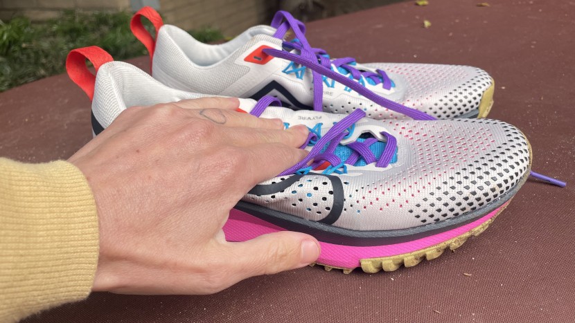 nike pegasus trail 4 for women - the flexible and breathable upper doesn't provide very much...