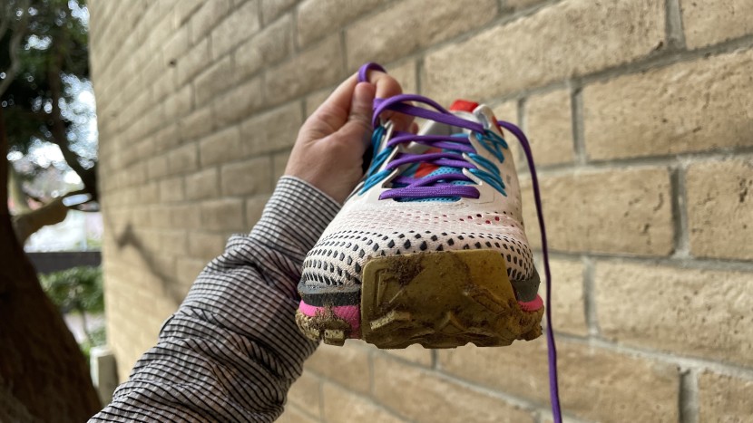 nike pegasus trail 4 for women - here you can see how minimal the upper of the pegasus trail really is.