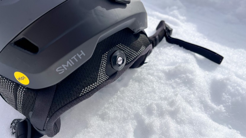 smith nexus mips - the boa dial is conveniently located to make on-the-go adjustments...