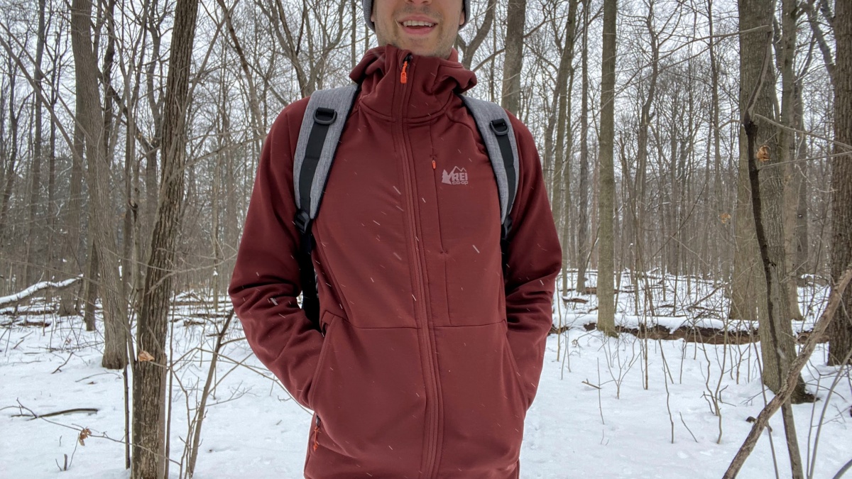 REI Co-op Hyperaxis 2.0 Review (With a ton of stretch and warmth, the Hyperaxis 2.0 is one of our top choices for a cold-weather hoody.)