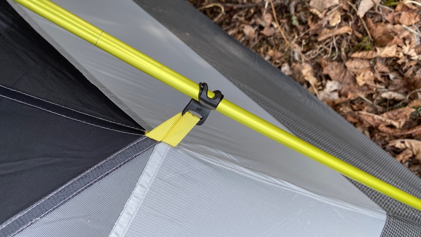 nemo dragonfly osmo 2 - low-profile clips ensure that this tent packs down as small as...