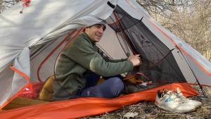 Two side doors create the feeling of more space since each person...