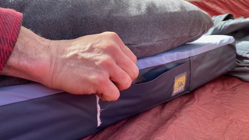 hest foamy sleeping pad - the pocket on the hest foamy is big enough for a phone, also handy...