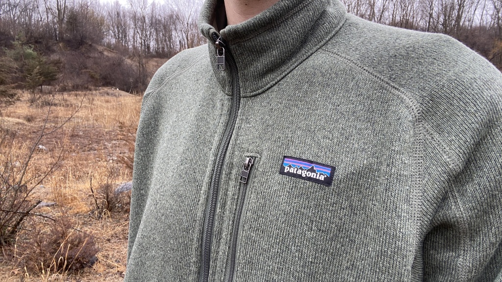 Patagonia Men's Better Sweater Fleece Full Zip Hoody Striped Jacket Large