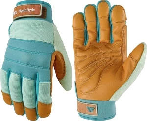 wells lamont hydrahyde leather hybrid winter gloves