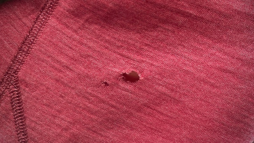 this photo not only displays the durable flat lock seams, but also...