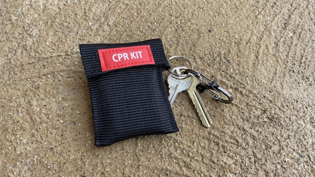 homestock+ professional - this kit has some nifty features like a key ring cpr kit.