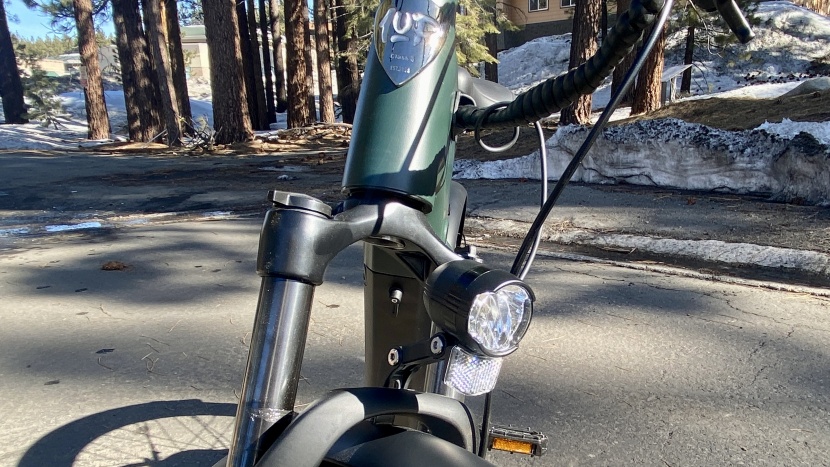 a 60 lux headlight helps you to be seen but isn't really adequate...