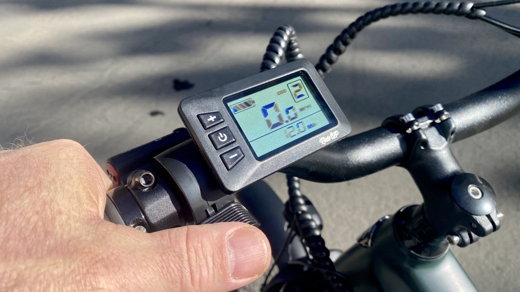 ride1up turris xr - the throttle paddle and pas adjustments are located just inside the...