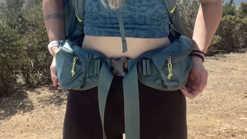 rei co-op flash 55 for women - both hip belt pockets are removable. in total, the removable...