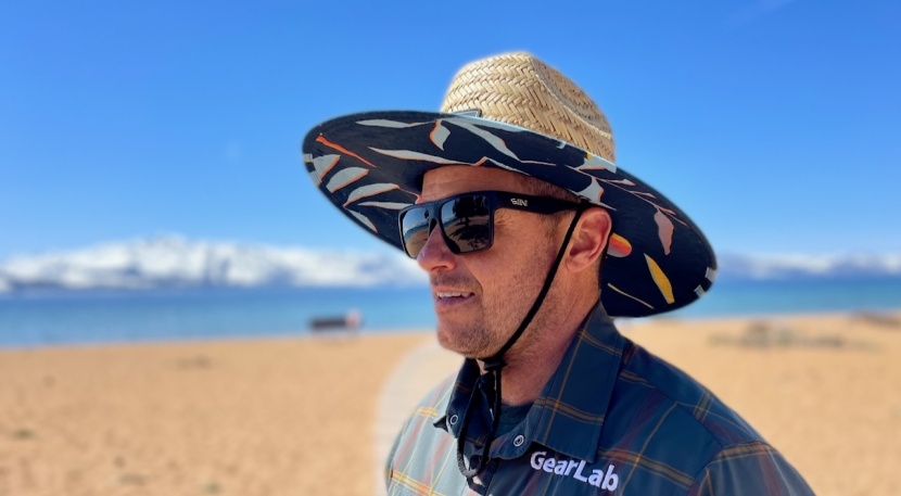 billabong classic printed straw lifeguard - the printed material on the underside of the brim prevents light...