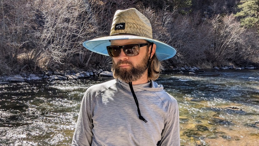 billabong classic printed straw lifeguard - we think the small logo patch completes the style on this hat.