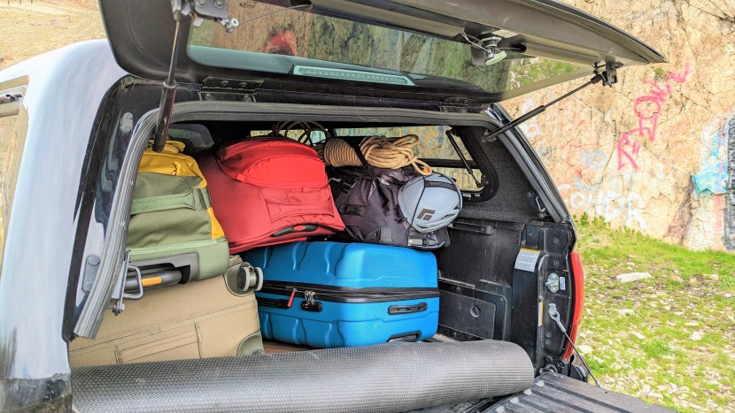 setting off on a big journey? a big suitcase or an oversized duffel...