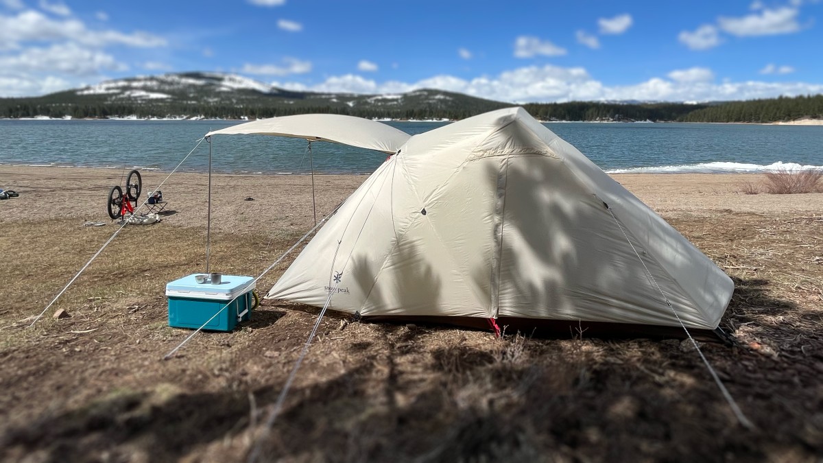 snow peak alpha breeze camping tent review
