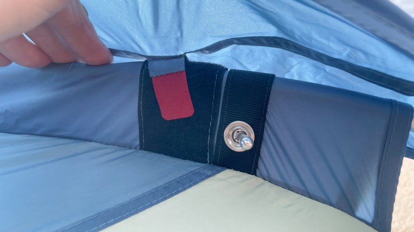 rei co-op skyward 4 - the velcro setup on the hat-like rainfly - it&#039;s as annoying as it...