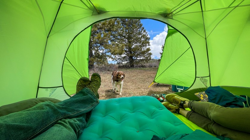 marmot limestone 4 - the limestone 4 has a nice size front door that allows you to fit a...