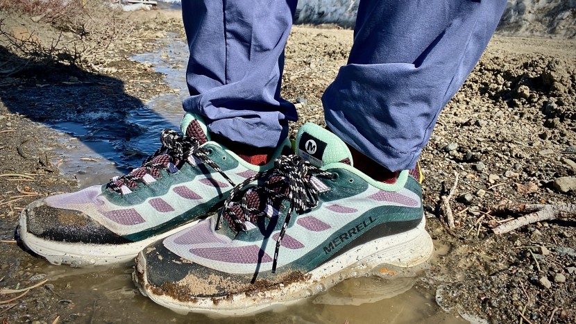 merrell moab speed for women - the design is not fully waterproof, however, water does bead off of...