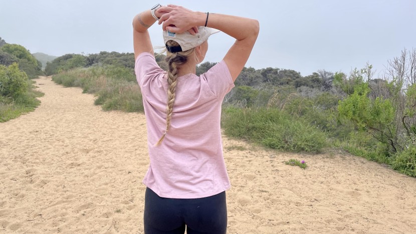 running shirt womens - with a 50+ upf rating, durable odor control, and a water-resistant...