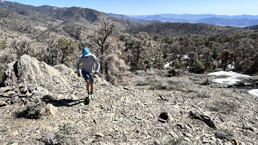 columbia facet 75 outdry - loose and rocky terrain? the facet did well at keeping us secure...