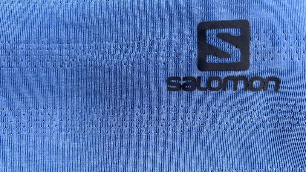 running shirt womens - the salomon xa uses a breathable fabric and holes for added air flow.