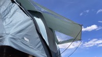 The Thule Approach has windows in the rainfly so that you don't have...