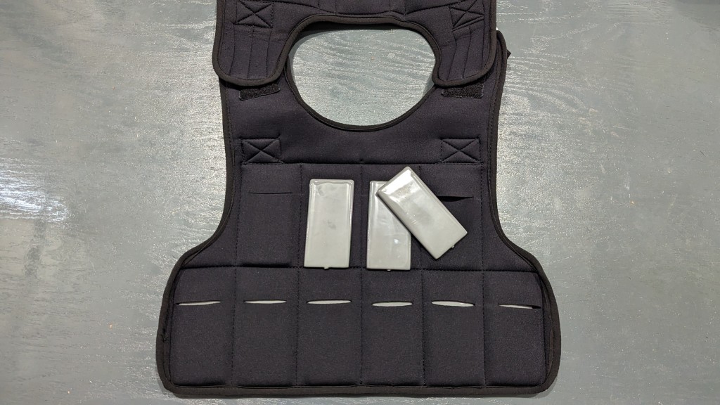 BodySolid Adjustable Weighted Vest, 40LB