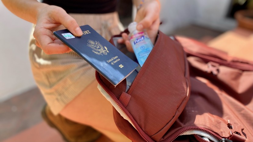 rei co-op ruckpack 40 - the easy access pocket is essential for travel. this bag&#039;s pocket is...