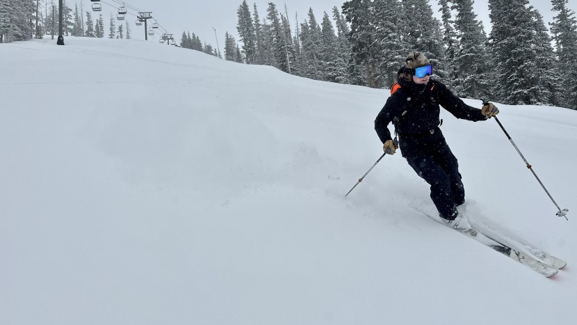 ski jacket womens - some jackets did better than others at keeping out the elements.