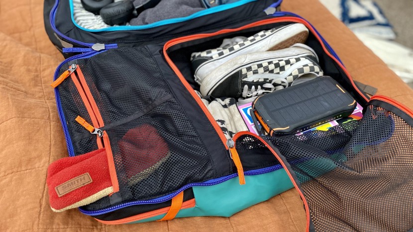 travel backpack - some bags have integrated packing cube style pockets to help...