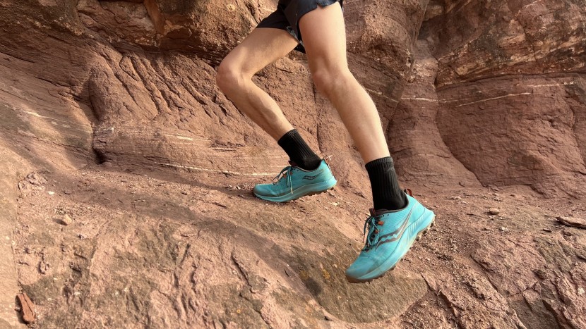 saucony peregrine 13 - we love the sensitivity. thanks to softer rubber, this shoe is great...