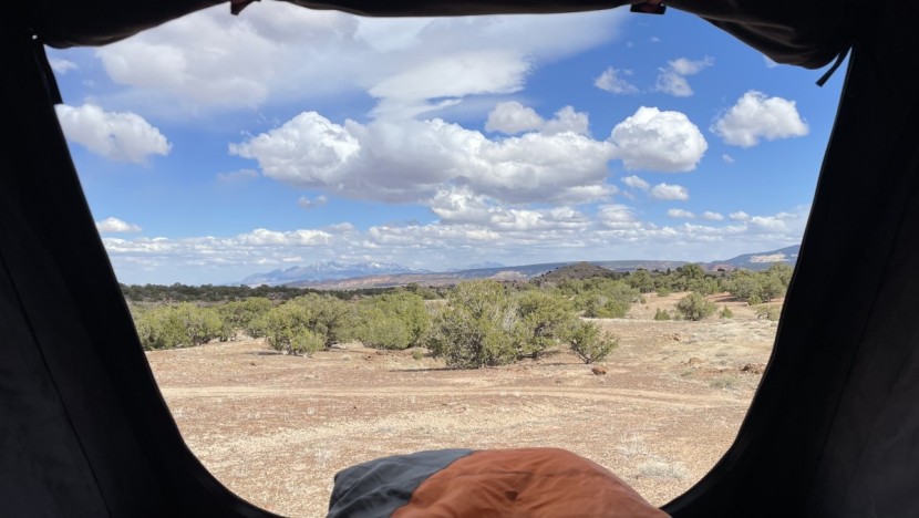 rooftop tent - rooftop tents make for some pretty epic lounging spots.