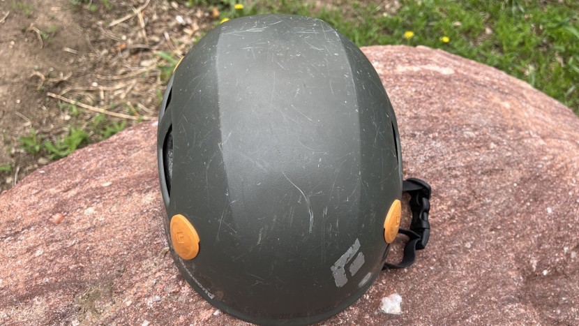 climbing helmet - the tried-and-true black diamond half dome is a workhorse. the abs...