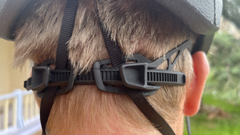 climbing helmet - the black diamond vision mips tightens comfortably with a sliding...