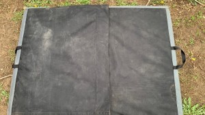 The Kinetik Newton has a velcro flap that can entirely cover its...