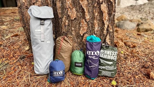 hammock - some are large, some are small! the more versatile options are often...