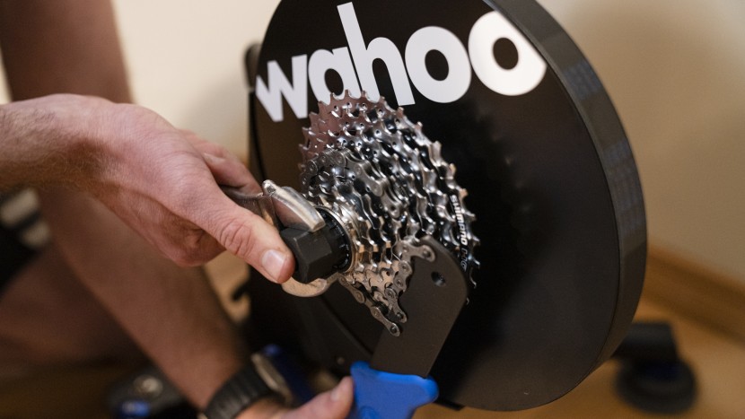 wahoo fitness kickr - you&#039;ll have to swap out the included cassette if you don&#039;t have an...