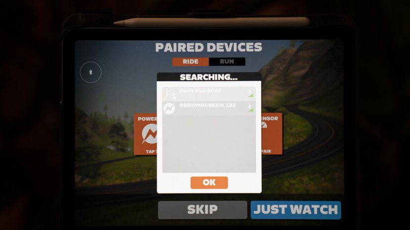 zwift hub - pairing the zwift hub is fast and simple, as are firmware updates.