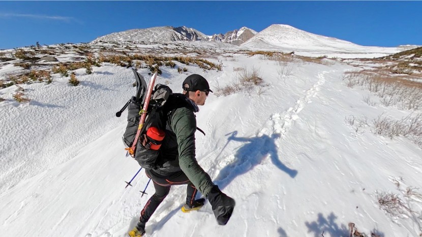 cinch straps on the main pack body help add versatility for long...