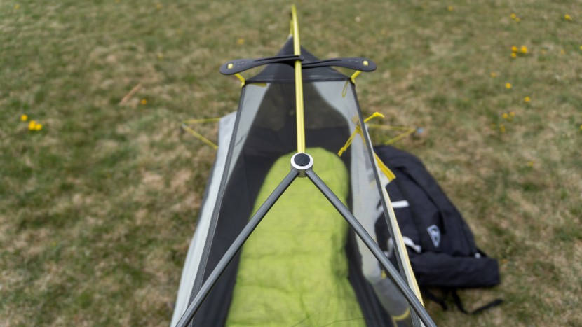ultralight tent - the osmo hornet uses a more conventional design of inner mesh and...