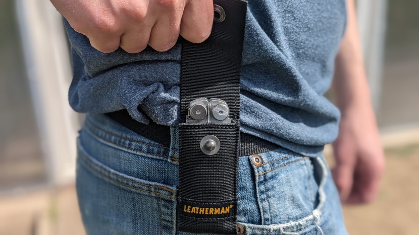leatherman wave+ - the wave+ comes with a complimentary belt sheath.