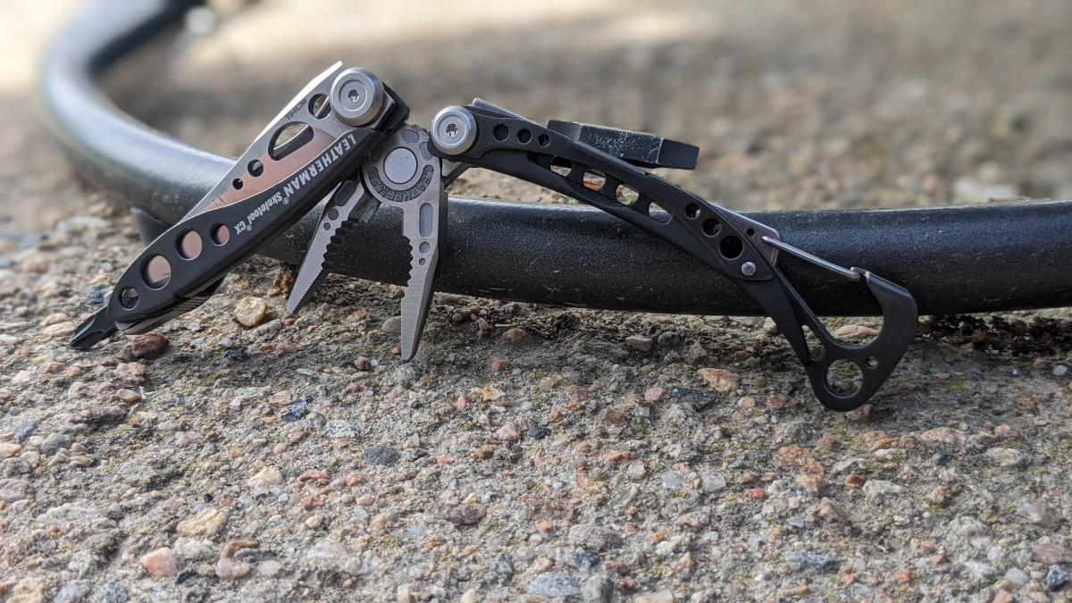 Leatherman Skeletool CX Review (There's a second dual-driver bit hidden in the handle.)