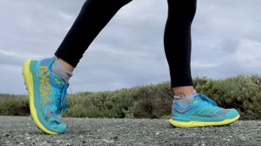 hoka tecton x 2 for women - the minimalistic mesh upper is lightweight and comfortable but...