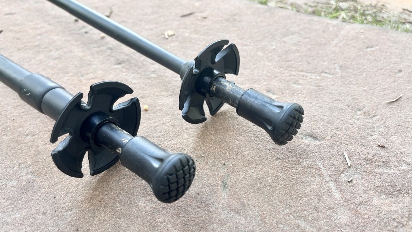 gossamer gear lt5 - mud baskets and tip attachments come with the poles, and help add...