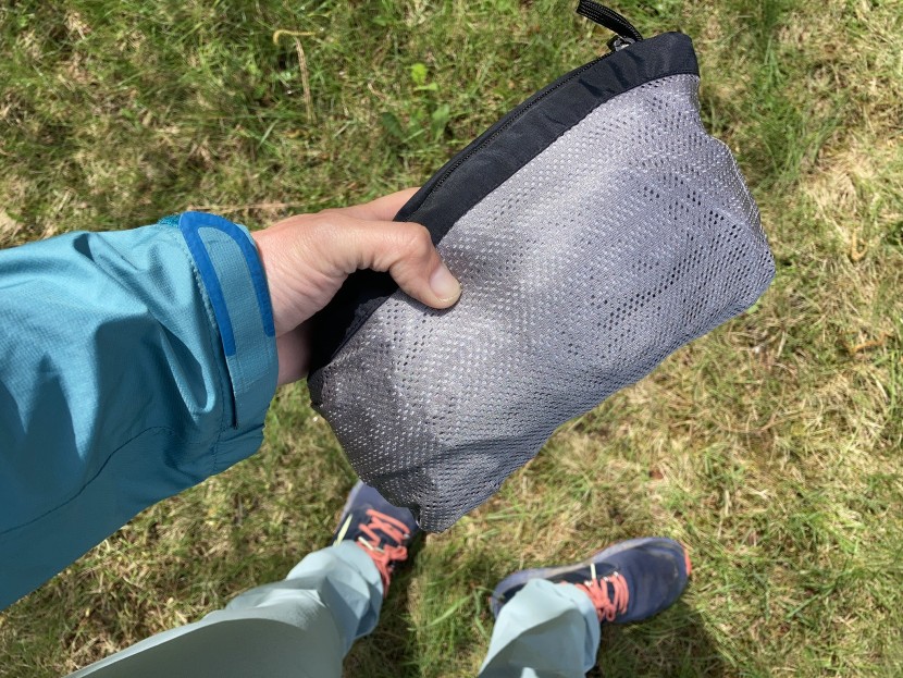 rain pants womens - the patagonia torrentshell packs into its left hand pocket, if...