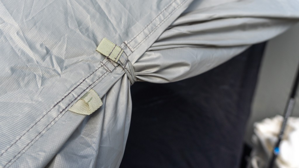 durston x-mid 1p gen 2 - the external rain fly door can be rolled up and stowed with a...