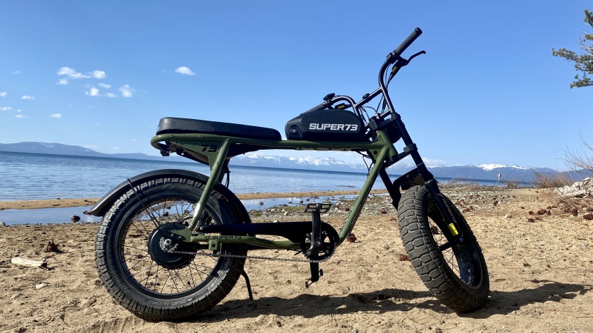 super73 s2 - that &quot;gas tank&quot; is full of batteries, giving the s2 an impressive...