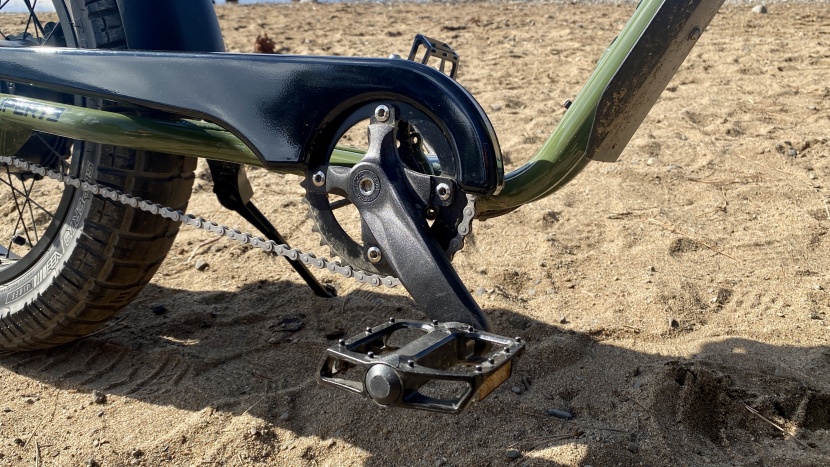 super73 s2 - it&#039;s difficult to generate any torque from these little crank arms.